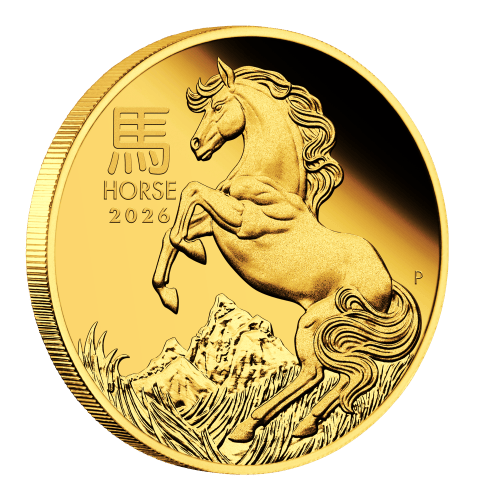 1 oz 2026 Lunar Year of the Horse Proof Gold Coin | Perth Mint