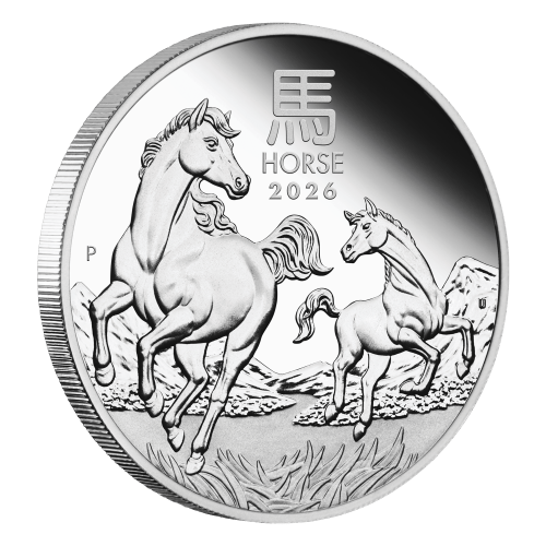 1 oz 2026 Lunar Year of the Horse Proof Silver Coin | Perth Mint