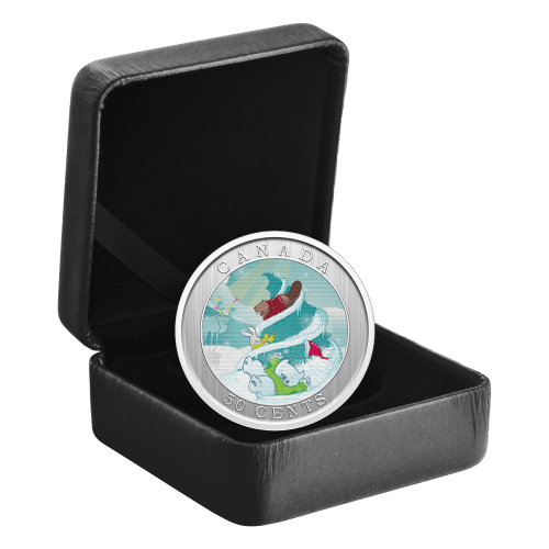 50 cent 2025 Whimsical Holiday Tree Lenticular Coin | Royal Canadian Mint