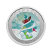 50 cent 2025 Whimsical Holiday Tree Lenticular Coin | Royal Canadian Mint