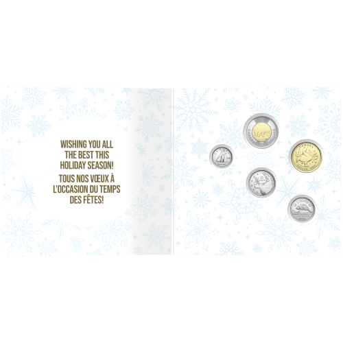 Set of 5 x 2025 Holiday Season Gift Coins | Royal Canadian Mint