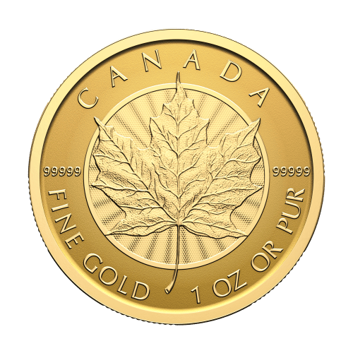 1 oz 2026 Purest Maple Leaf 99999 Fine Reverse Proof Gold Coin | Royal Canadian Mint