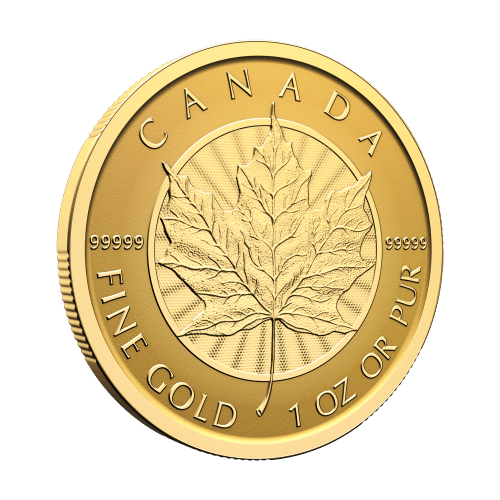 1 oz 2026 Purest Maple Leaf 99999 Fine Reverse Proof Gold Coin | Royal Canadian Mint