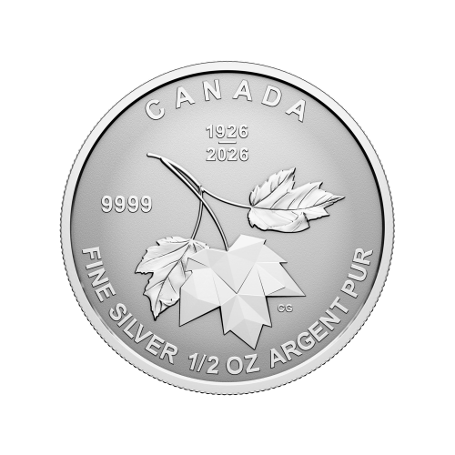 Set of 5 x 2026 Commemorating The 100th Birthday of Queen Elizabeth II Reverse Proof Fractional Silver Coins | Royal Canadian Mint