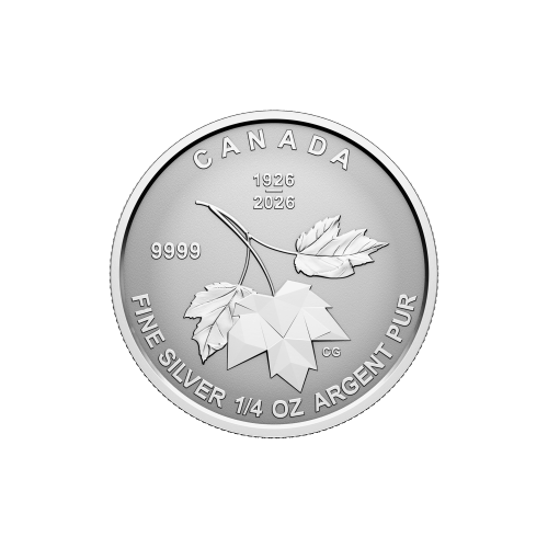 Set of 5 x 2026 Commemorating The 100th Birthday of Queen Elizabeth II Reverse Proof Fractional Silver Coins | Royal Canadian Mint