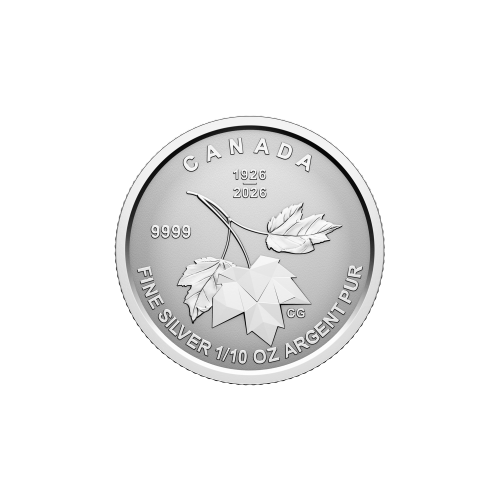Set of 5 x 2026 Commemorating The 100th Birthday of Queen Elizabeth II Reverse Proof Fractional Silver Coins | Royal Canadian Mint