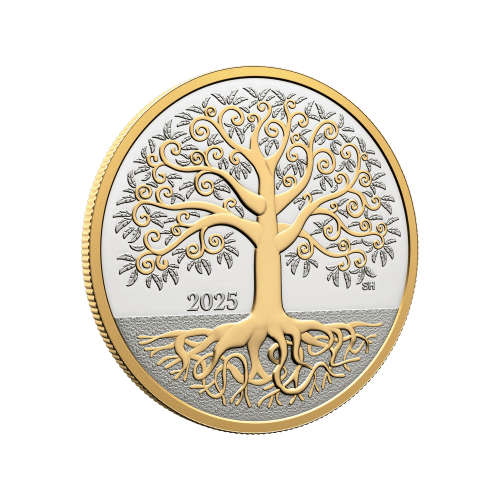 1/2 oz 2025 Tree of Life Proof Silver Coin | Royal Canadian Mint