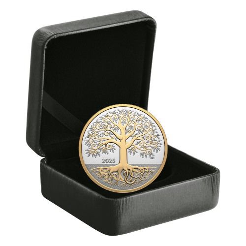 1/2 oz 2025 Tree of Life Proof Silver Coin | Royal Canadian Mint