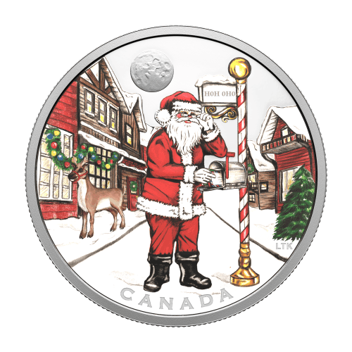 1 oz 2025 Dear Santa Blacklight Technology Proof Silver Coin | Royal Canadian Mint