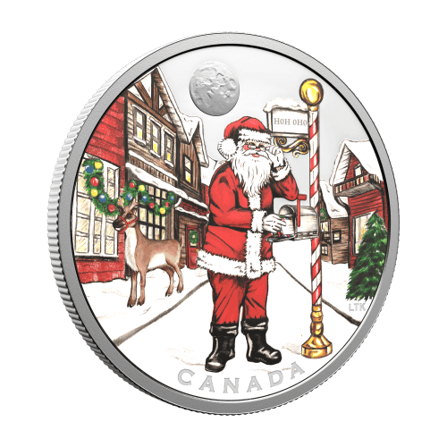 1 oz 2025 Dear Santa Blacklight Technology Proof Silver Coin | Royal Canadian Mint