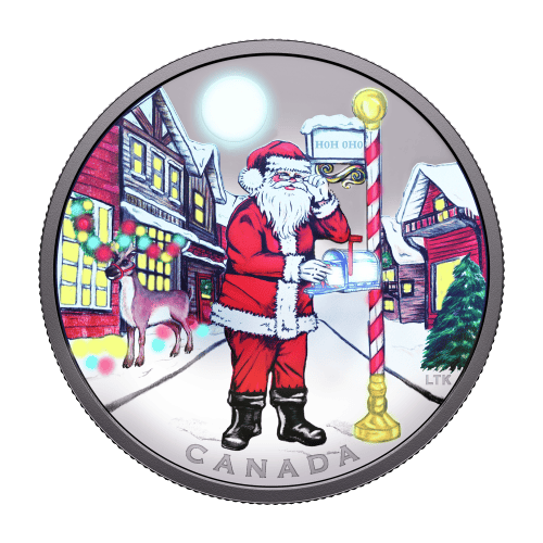 1 oz 2025 Dear Santa Blacklight Technology Proof Silver Coin | Royal Canadian Mint