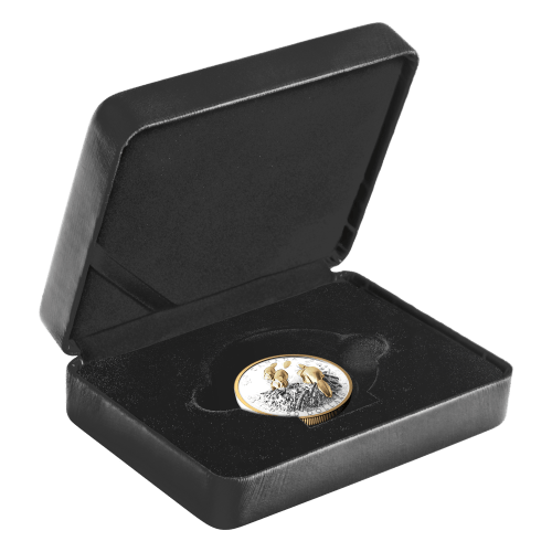2025 Canadian Symbol: The Beaver Gold Plated Extraordinarily High Relief Proof Silver Coin | Royal Canadian Mint