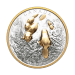 2025 Canadian Symbol: The Beaver Gold Plated Extraordinarily High Relief Proof Silver Coin | Royal Canadian Mint