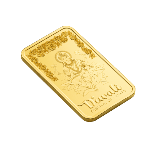 5 gram 2025 Diwali: Lakshmi and Rangoli Gold Bar | PAMP Suisse