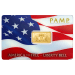5 gram 2025 American the Free: Liberty Bell Gold Bar | PAMP Suisse