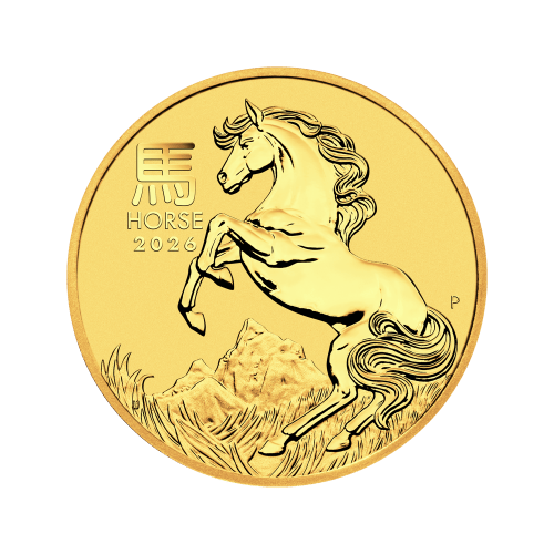 1/2 oz 2026 Lunar Year of the Horse Gold Coin | Perth Mint