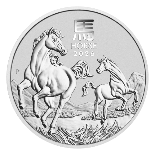 1 oz 2026 Lunar Year of the Horse Silver Coin | Perth Mint