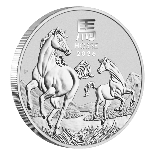 1 oz 2026 Lunar Year of the Horse Silver Coin | Perth Mint
