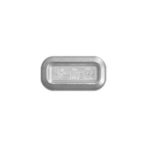 Set of 6 x 5 gram Halloween: Ghost PEZ Dispenser Silver Bars | PAMP Suisse