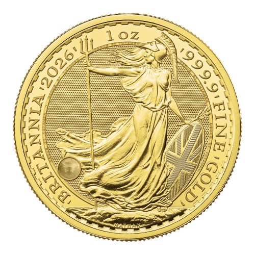 1 oz 2026 Britannia Gold Coin | The Royal Mint