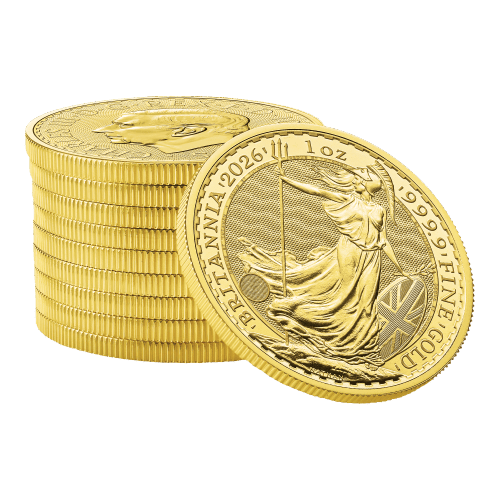 1 oz 2026 Britannia Gold Coin | The Royal Mint
