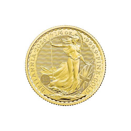 1/4 oz 2026 Britannia Gold Coin | The Royal Mint
