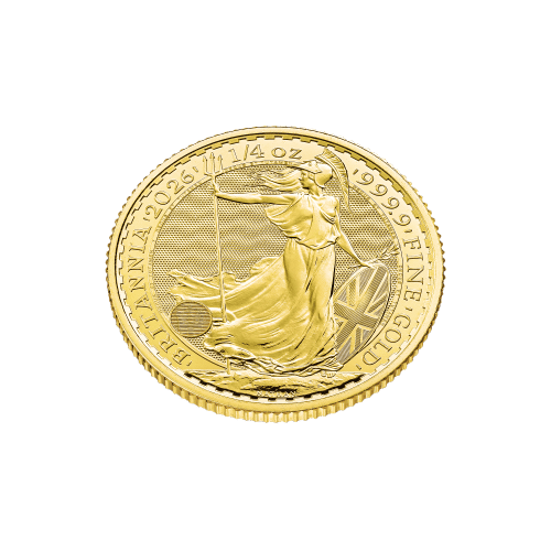 1/4 oz 2026 Britannia Gold Coin | The Royal Mint
