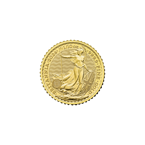 1/10 oz 2026 Britannia Gold Coin | The Royal Mint