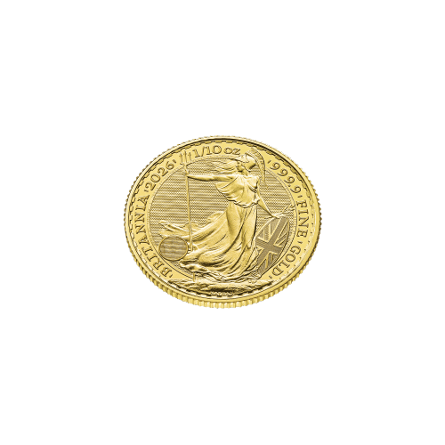 1/10 oz 2026 Britannia Gold Coin | The Royal Mint