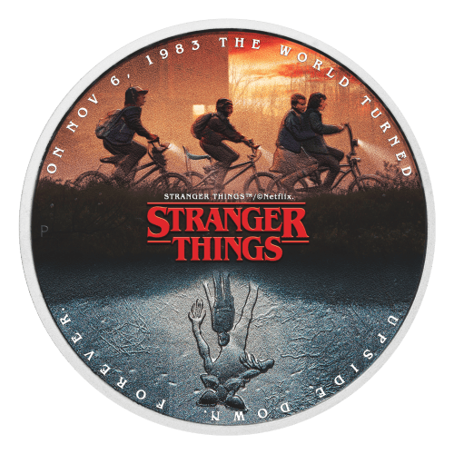 1 oz 2026 Stranger Things: The Upside Down Colourized Silver Coin | Perth Mint