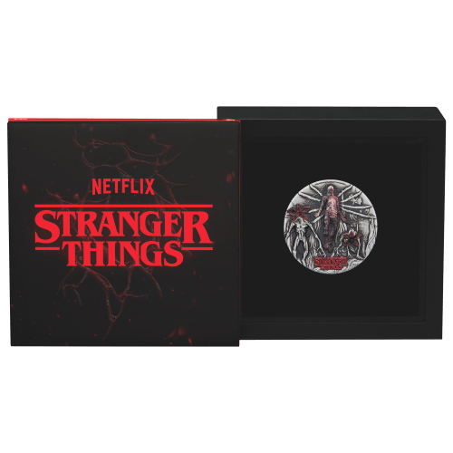 2 oz 2026 Stranger Things: Vecna Antiqued Colourized Silver Coin | Perth Mint