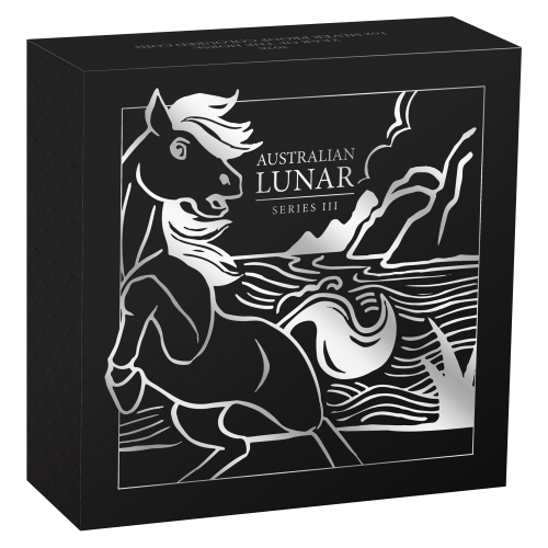 1 oz 2026 Lunar Year of the Horse Colourized Proof Silver Coin | Perth Mint