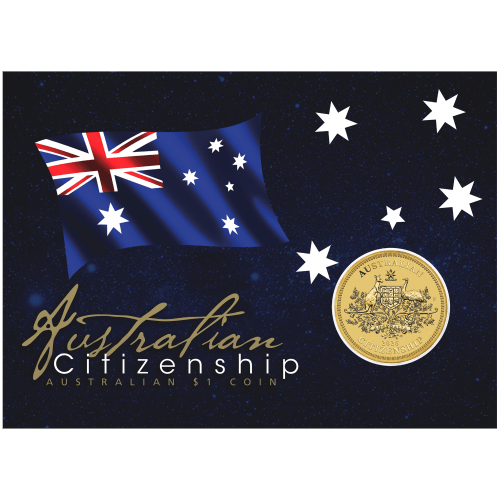 $1 2026 Australian Citizenship Bronze Coin in Card | Perth Mint