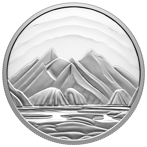 5 oz 2025 Lawren S. Harris: Baffin Island Mountains Proof Silver Coin | Royal Canadian Mint
