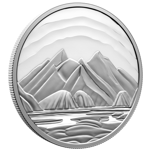 5 oz 2025 Lawren S. Harris: Baffin Island Mountains Proof Silver Coin | Royal Canadian Mint