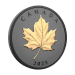 1 oz 2025 Elegant Maple Black Rhodium Plated Gilded Proof Silver Coin | Royal Canadian Mint
