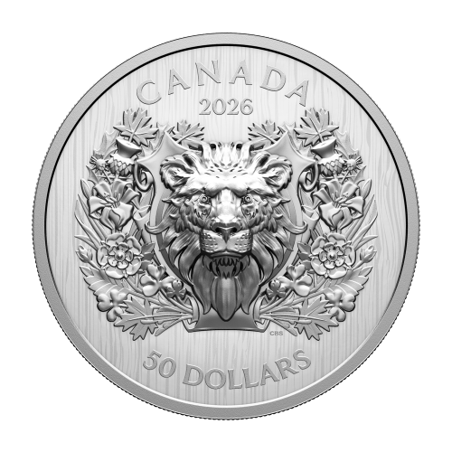 2026 Heraldic Lion Proof Silver Coin | Royal Canadian Mint