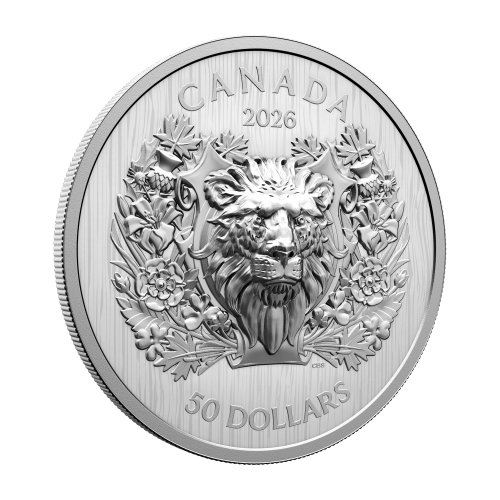 2026 Heraldic Lion Proof Silver Coin | Royal Canadian Mint