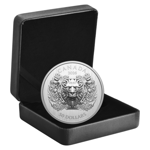 2026 Heraldic Lion Proof Silver Coin | Royal Canadian Mint