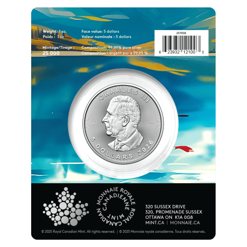 1 oz 2026 Treasured Maple Leaf: Celebration Privy Mark Silver Coin | Royal Canadian Mint