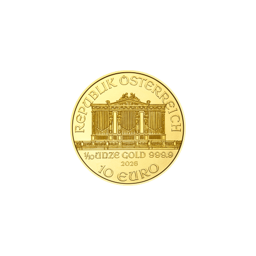 1/10 oz 2026 Austrian Philharmonic Gold Coin | Austrian Mint