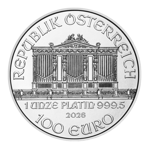 1 oz 2026 Austrian Philharmonic Platinum Coin | Austrian Mint