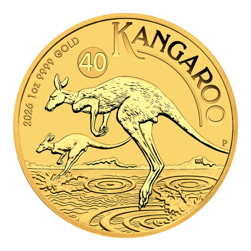 1 oz 2026 Australian Kangaroo Gold Coin | Perth Mint
