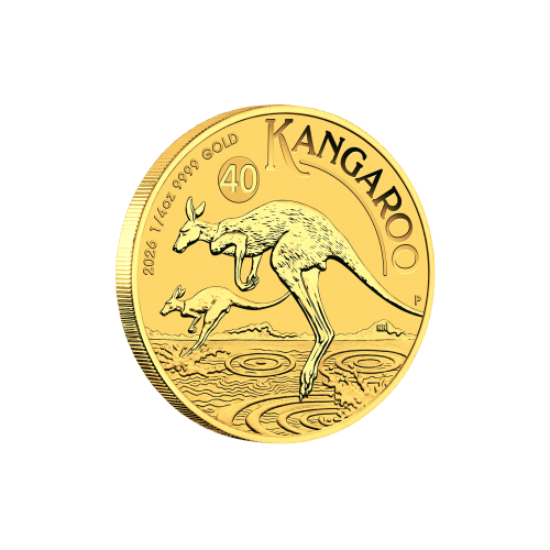 1/4 oz 2026 Australian Kangaroo Gold Coin | Perth Mint