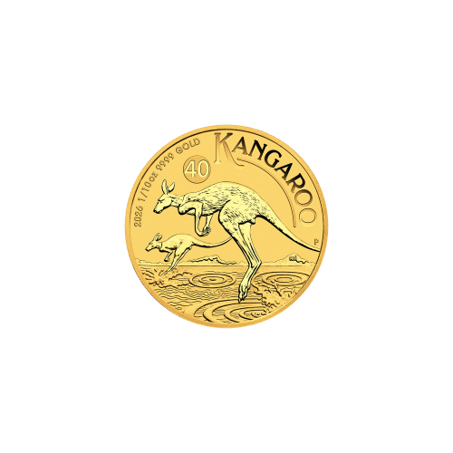 1/10 oz 2026 Australian Kangaroo Gold Coin | Perth Mint