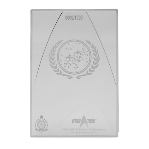 1 oz Star Trek: Starfleet Communicator Owners Manual Colourized Silver Coin | Agoro by New Zealand Mint