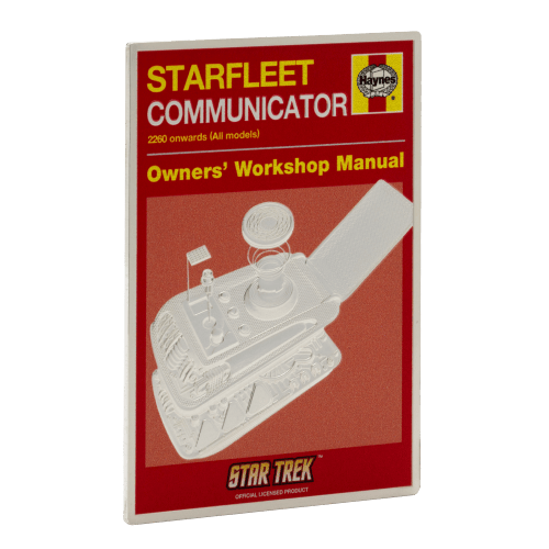 1 oz Star Trek: Starfleet Communicator Owners Manual Colourized Silver Coin | Agoro by New Zealand Mint
