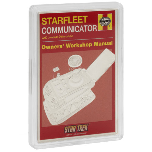 1 oz Star Trek: Starfleet Communicator Owners Manual Colourized Silver Coin | Agoro by New Zealand Mint