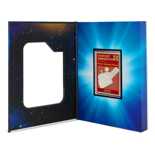 1 oz Star Trek: Starfleet Communicator Owners Manual Colourized Silver Coin | Agoro by New Zealand Mint