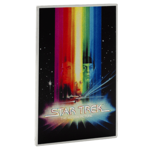 1 oz Star Trek The Motion Picture: Movie Poster Colourized Silver Coin | Agoro by New Zealand Mint